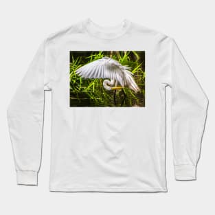 Great White Egret Long Sleeve T-Shirt